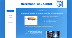 Desktop Screenshot of herrmannbau.de